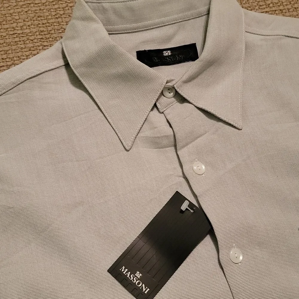 NWT Men's Massoni dress shirt - Picture 4 of 8